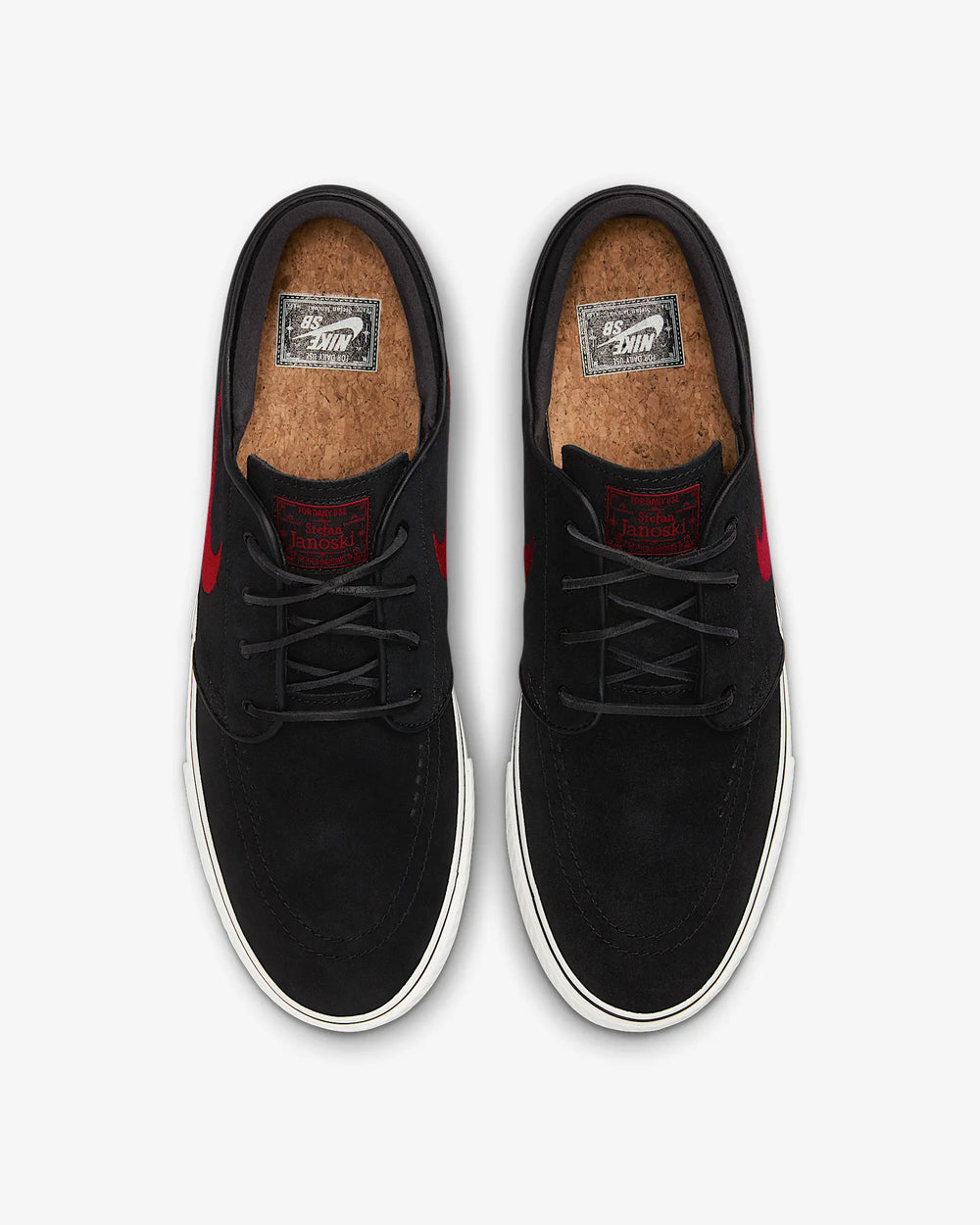 Nike SB Zoom Janoski OG+ - BLACK/UNIVERSITY RED/WHITE - Sun Diego Boardshop
