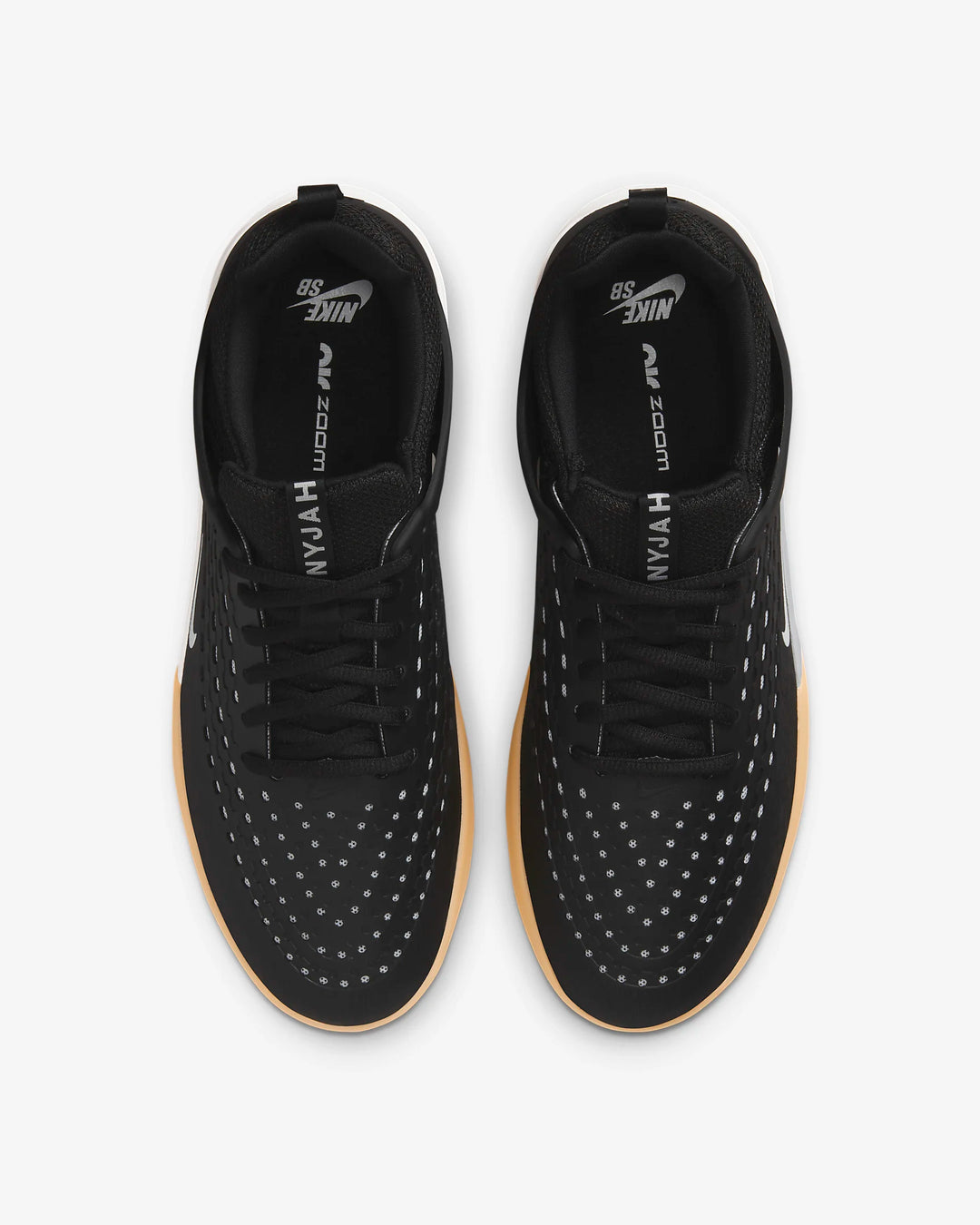 Nike SHOE NYJAH 3 - 001 BLACK/WHITE-BLACK-WHITE - Sun Diego Boardshop