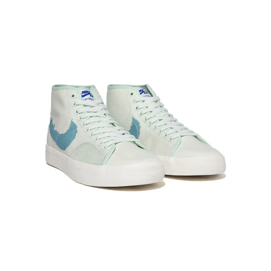 Nike SB Blazer Court Mid PRM - Barely Green / Boarder Blue - Sun Diego Boardshop