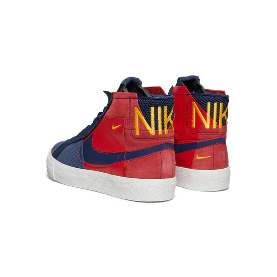 Nike SHOE BLAZER MID PRM - UNIVERSITY RED/MIDNIGHT NAVY - Sun Diego Boardshop