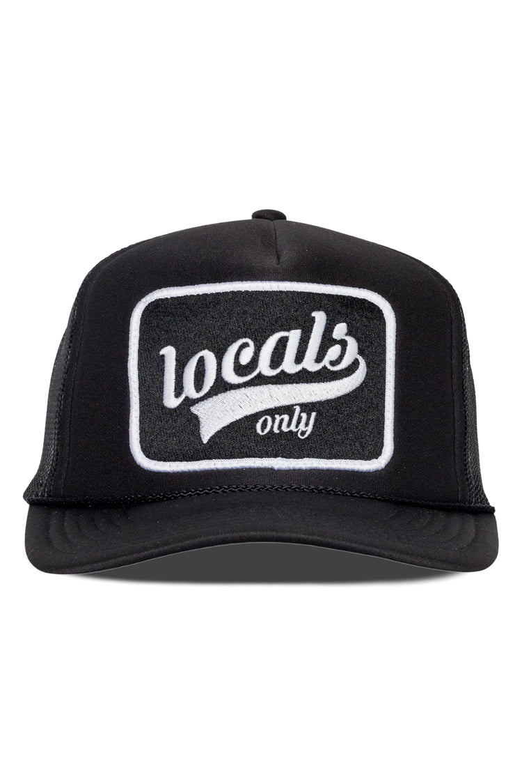 That Friday Feeling Locals Only Script Trucker Hat - BLACK - Sun Diego Boardshop