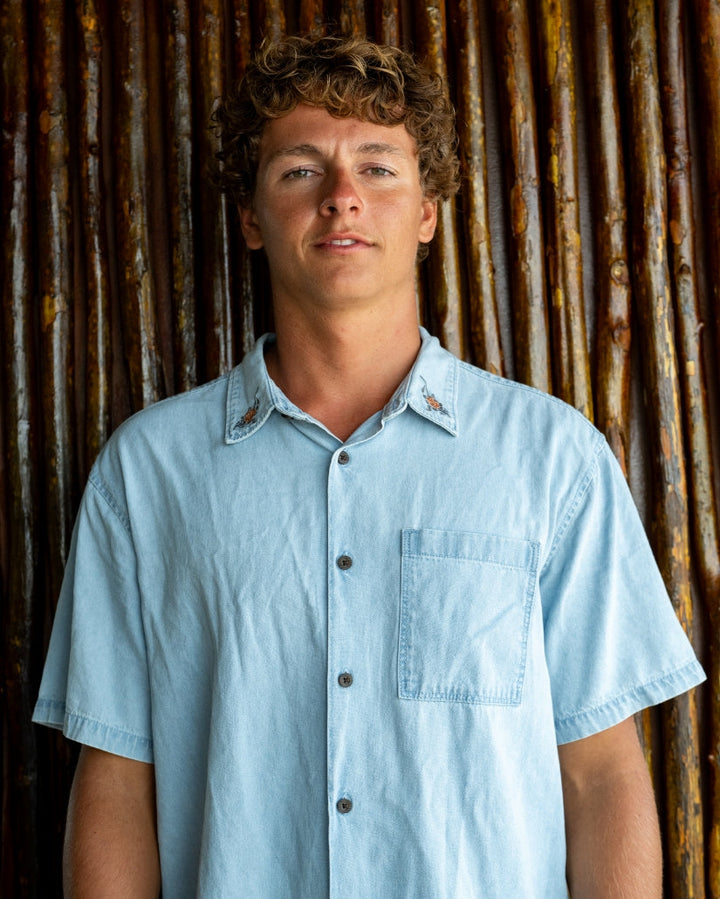 Billabong Occy Short Sleeve Shirt - Cloud Blue - Sun Diego Boardshop