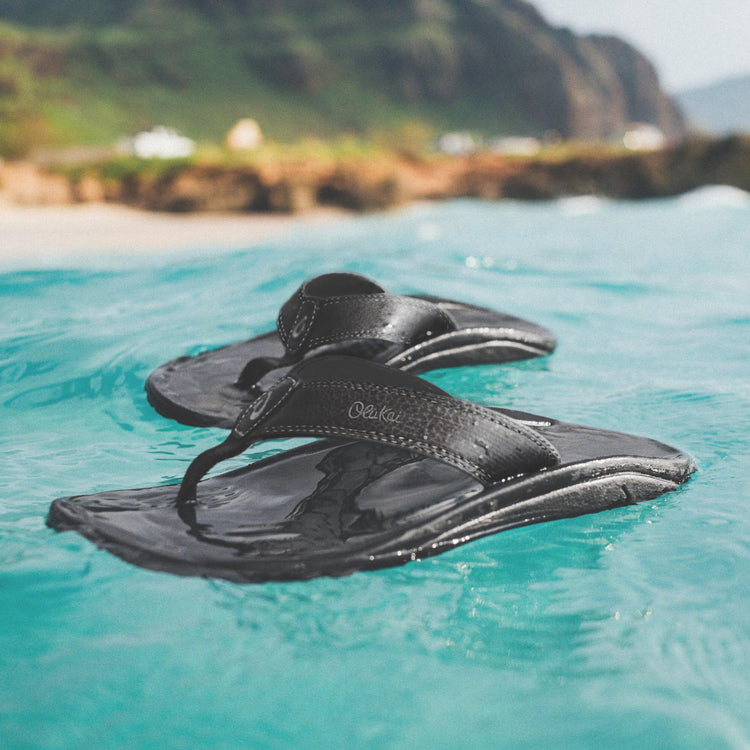 Olukai Men's Ohana - BLACK - Sun Diego Boardshop