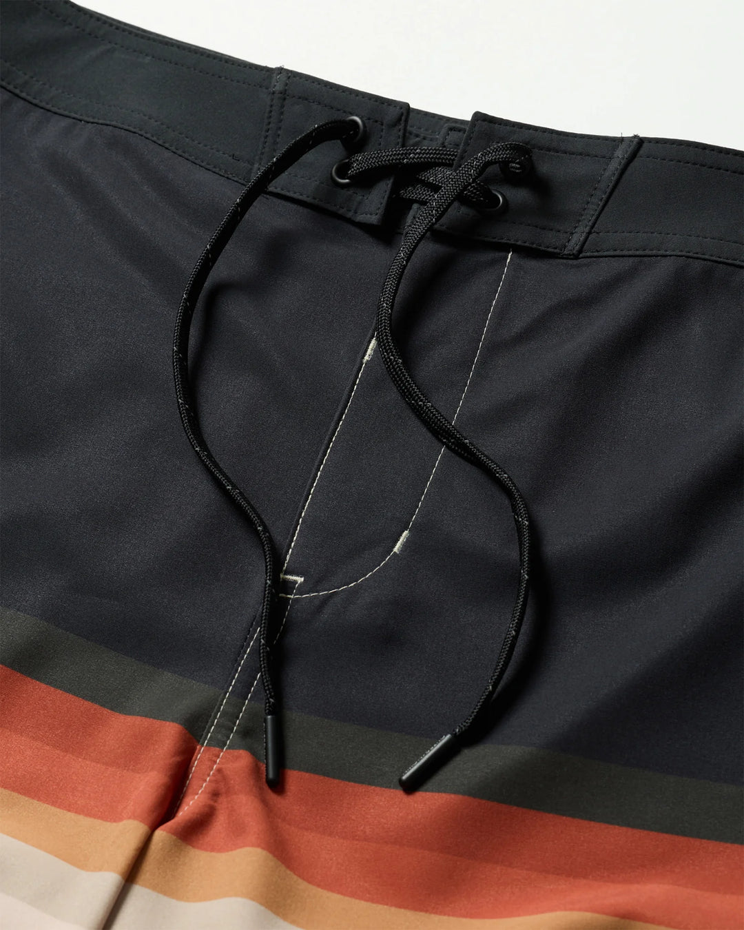 Outerknown Men's All Time Scallop Trunks - 70s Stripe Multi