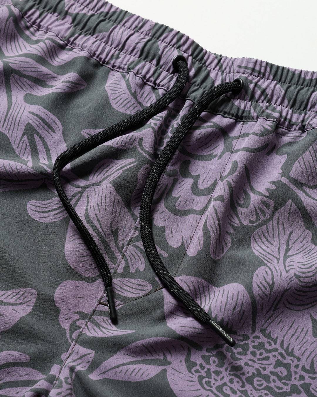 Outerknown Men's All Time Stretch Volley - Purple Aster Tropical Forest