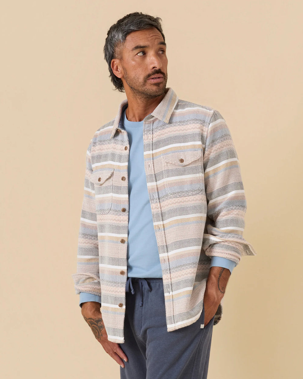Outerknown Men's Blanket Shirt - High Desert Sands - Sun Diego Boardshop