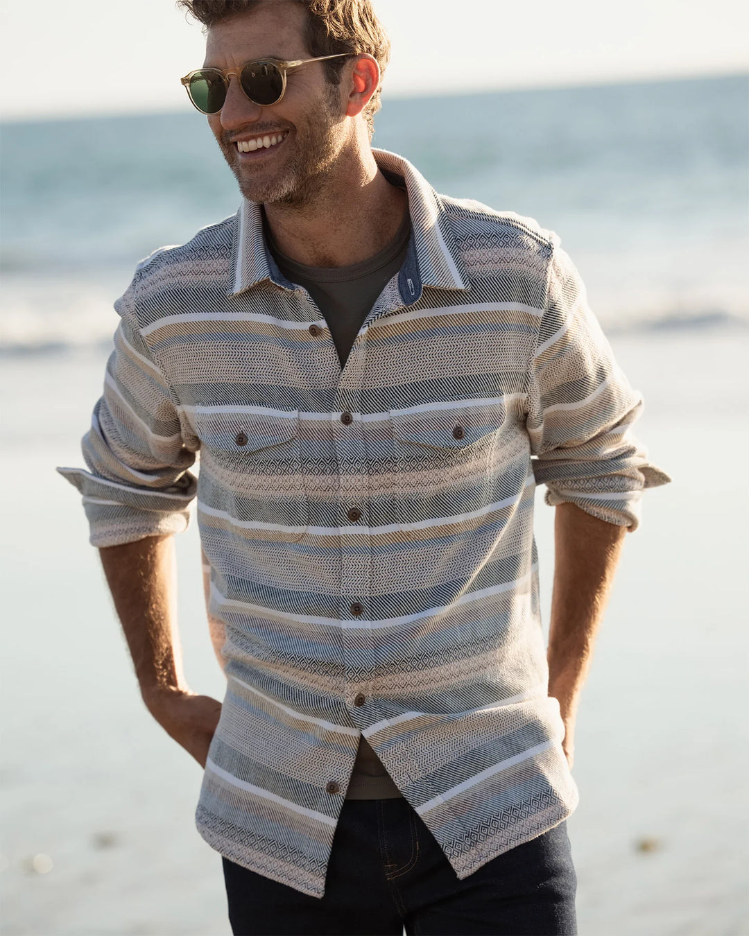Outerknown Men's Blanket Shirt - High Desert Sands - Sun Diego Boardshop