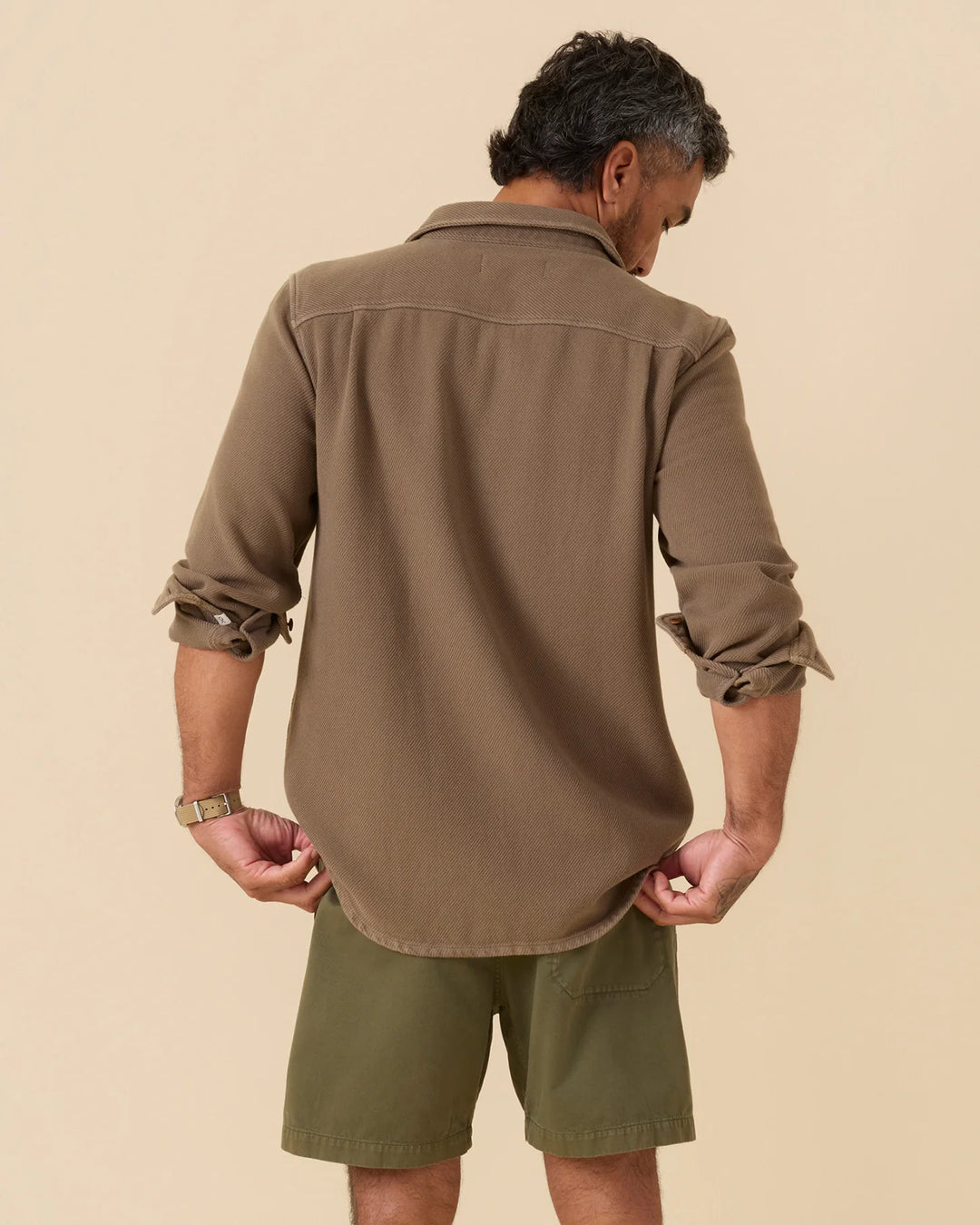 Outerknown Men's Chroma Blanket Shirt - Kelp Bloom