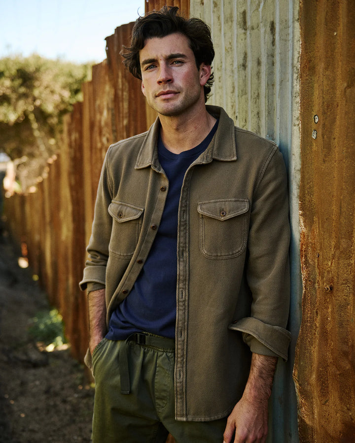 Outerknown Men's Chroma Blanket Shirt - Kelp Bloom