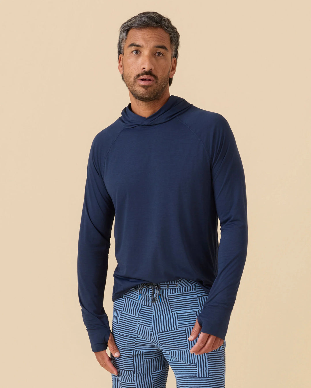 Outerknown Men's Hooded Sun Shirt - Marine
