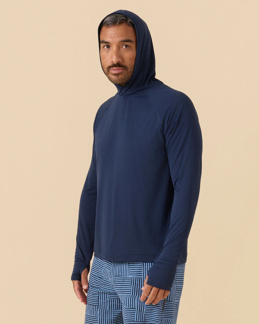 Outerknown Men's Hooded Sun Shirt - Marine