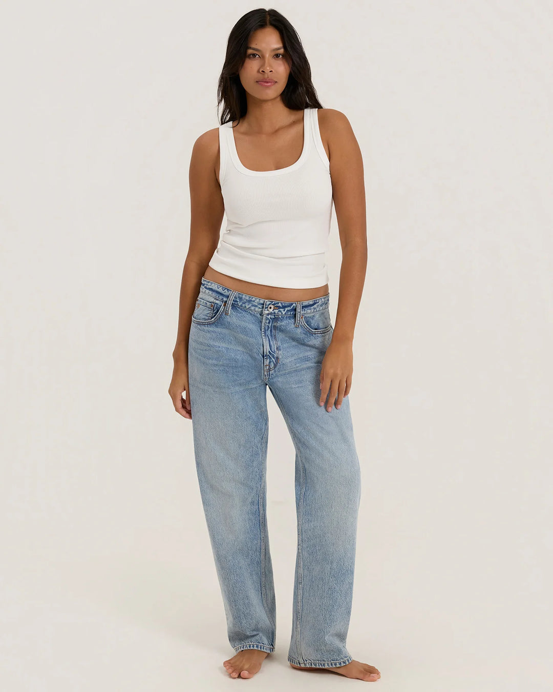 Outerknown Men's The Beachcomber Relaxed Jean - Vintage Blue - Sun Diego Boardshop