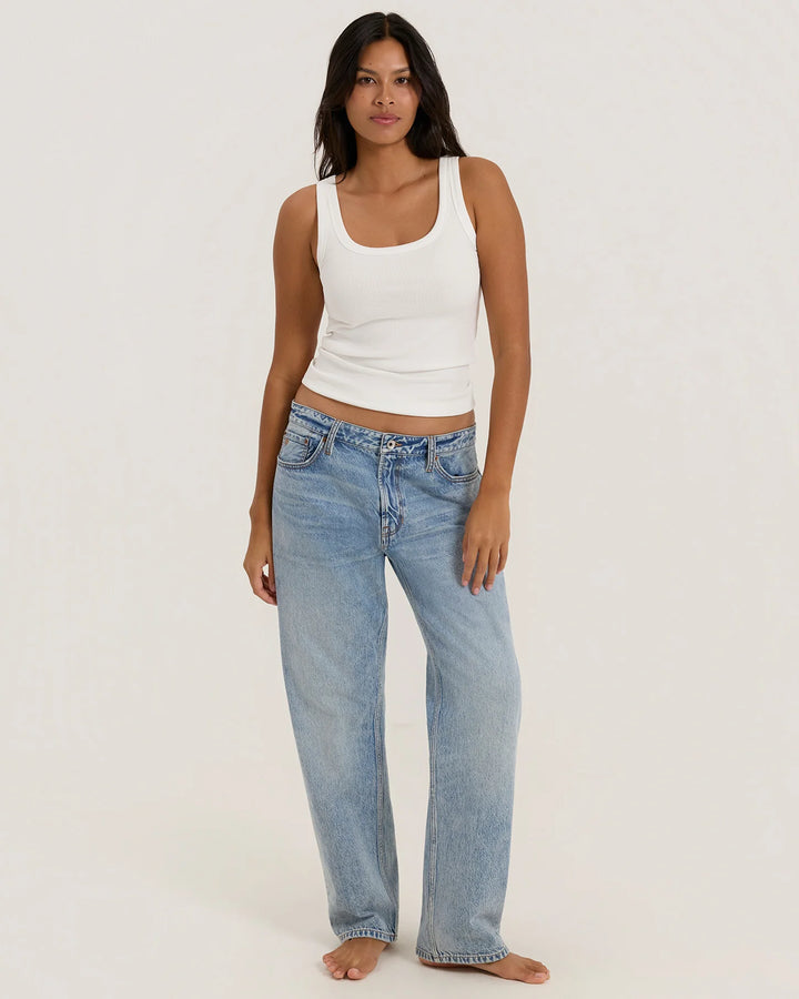 Outerknown Men's The Beachcomber Relaxed Jean - Vintage Blue - Sun Diego Boardshop