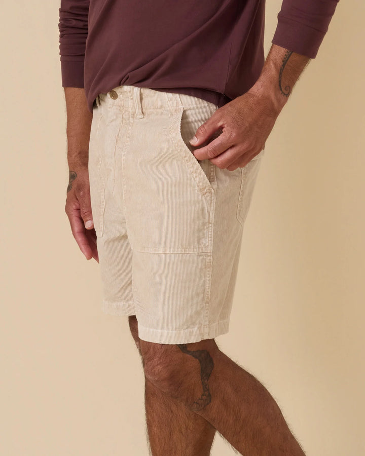 Outerknown Men's Seventyseven Cord Utility Shorts - Desert