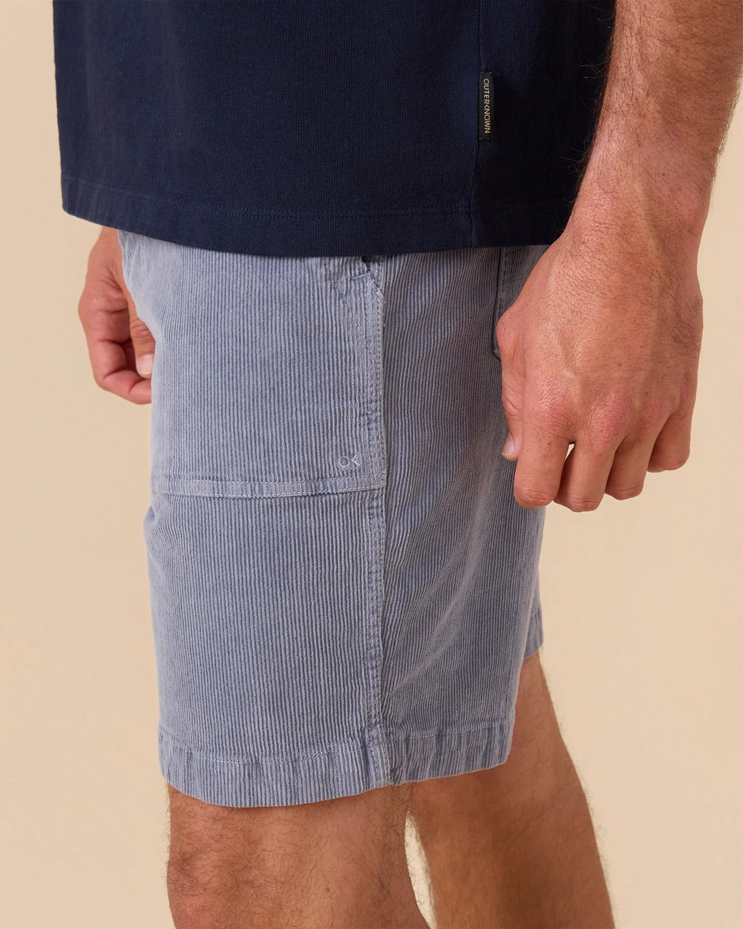Outerknown Men's Seventyseven Cord Utility Shorts - Washed Marine