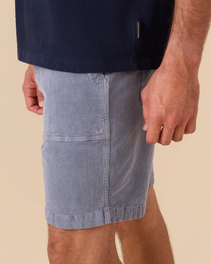 Outerknown Men's Seventyseven Cord Utility Shorts - Washed Marine