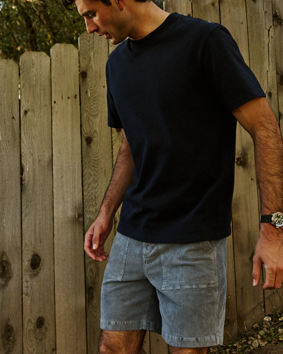 Outerknown Men's Seventyseven Cord Utility Shorts - Washed Marine