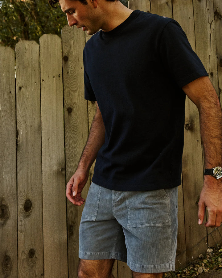 Outerknown Men's Seventyseven Cord Utility Shorts - Washed Marine