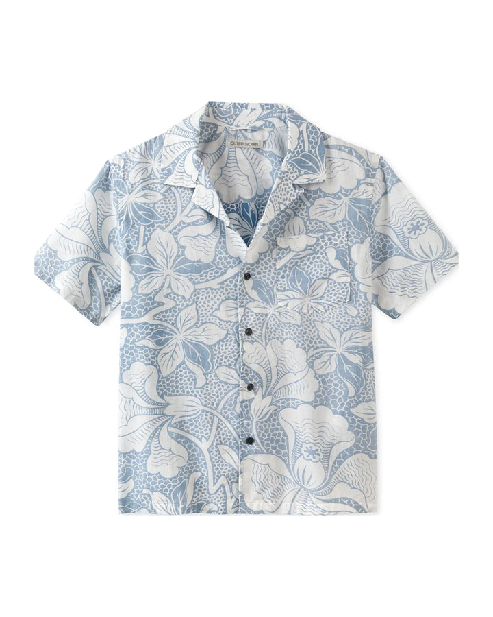 Outerknown Men's The BBQ Shirt - Solimar Blue Kellyloha - Sun Diego Boardshop