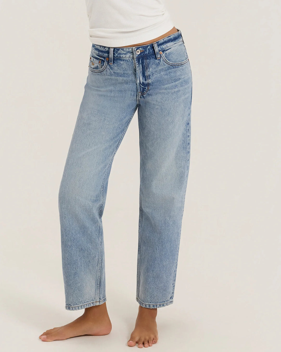 Outerknown Men's The Beachcomber Relaxed Jean - Vintage Blue - Sun Diego Boardshop