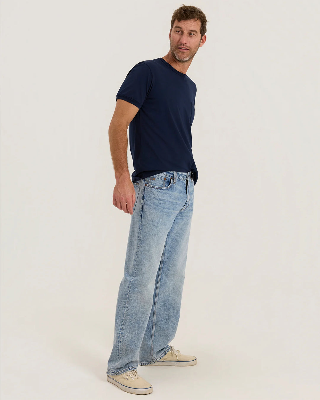 Outerknown Men's The Beachcomber Relaxed Jean - Vintage Blue - Sun Diego Boardshop