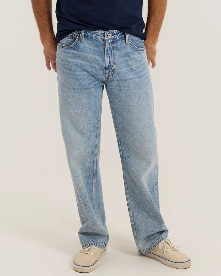 Outerknown Men's The Beachcomber Relaxed Jean - Vintage Blue - Sun Diego Boardshop