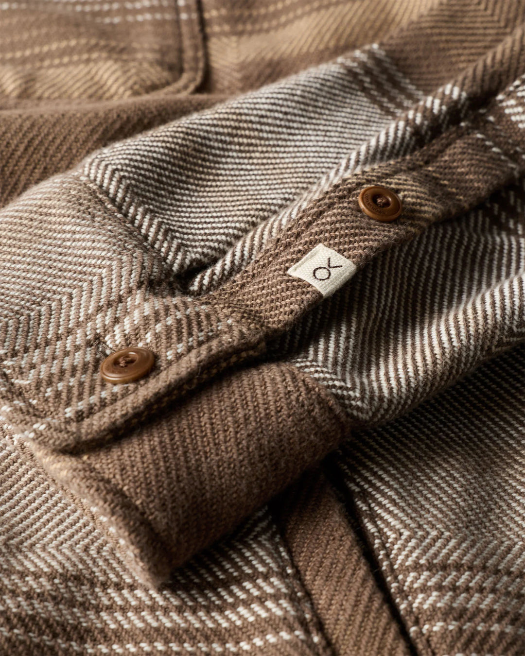 Outerknown Men's The Hooded Blanket Shirt - Beachwood Sonoran Stripe - Sun Diego Boardshop