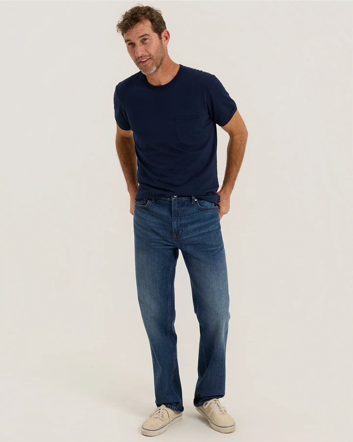 Outerknown Men's The Traveler Straight Jean - Indigo Vintage - Sun Diego Boardshop
