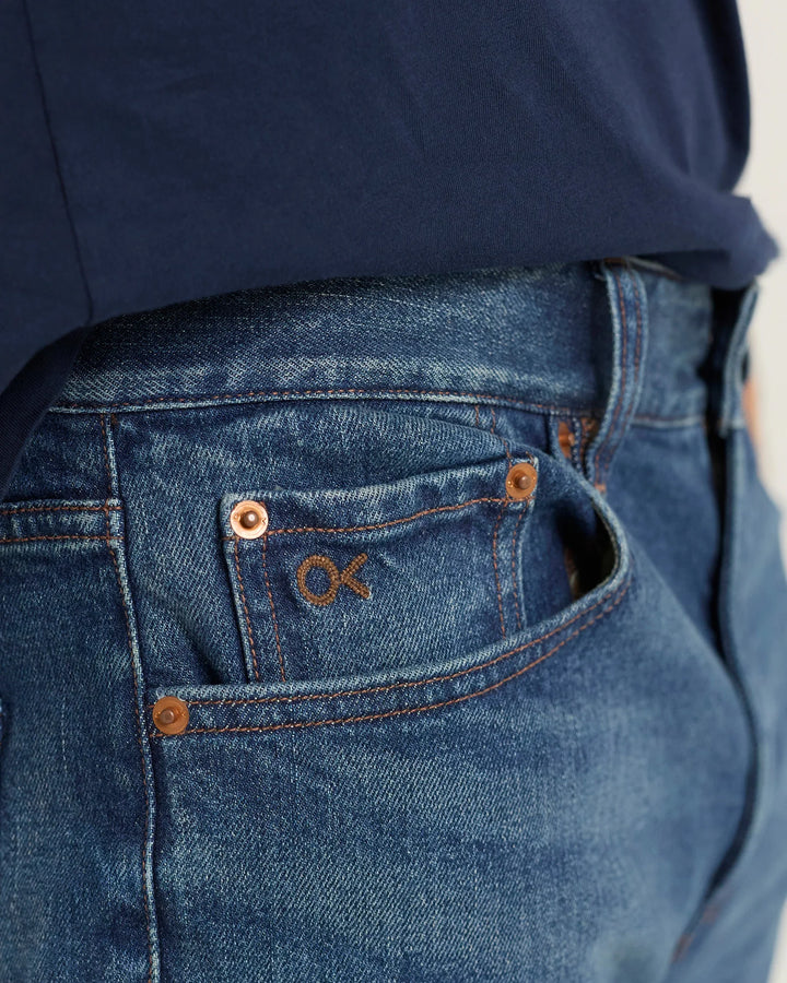 Outerknown Men's The Traveler Straight Jean - Indigo Vintage - Sun Diego Boardshop