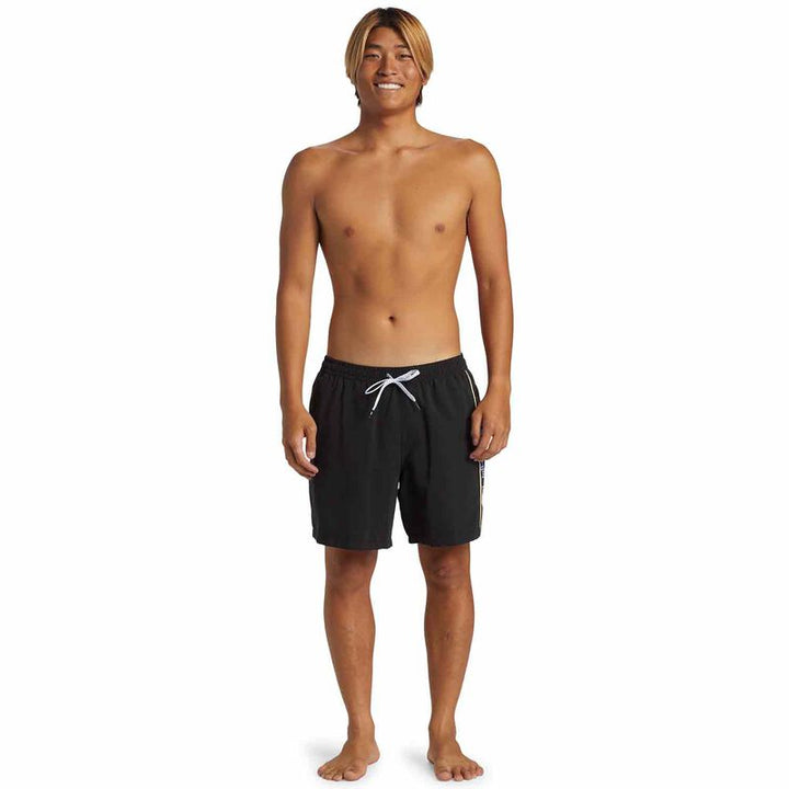 Quiksilver Mens Everyday Vert Volley 17" Swim Shorts - Black - Sun Diego Boardshop