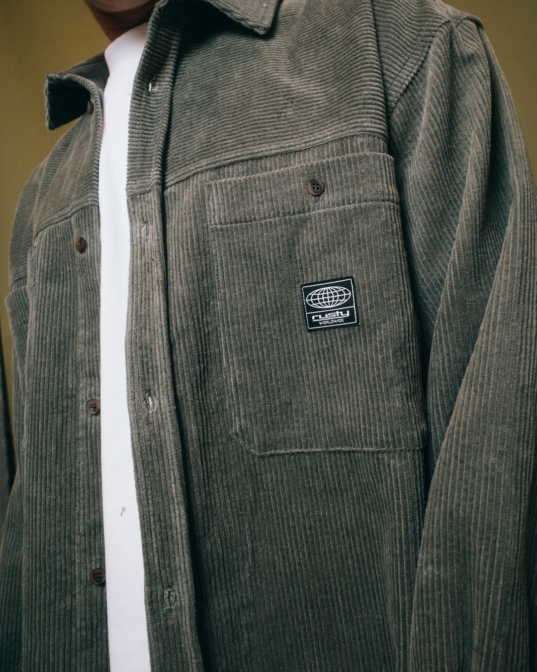 Rusty Cobra Overshirt - Army Green - Sun Diego Boardshop