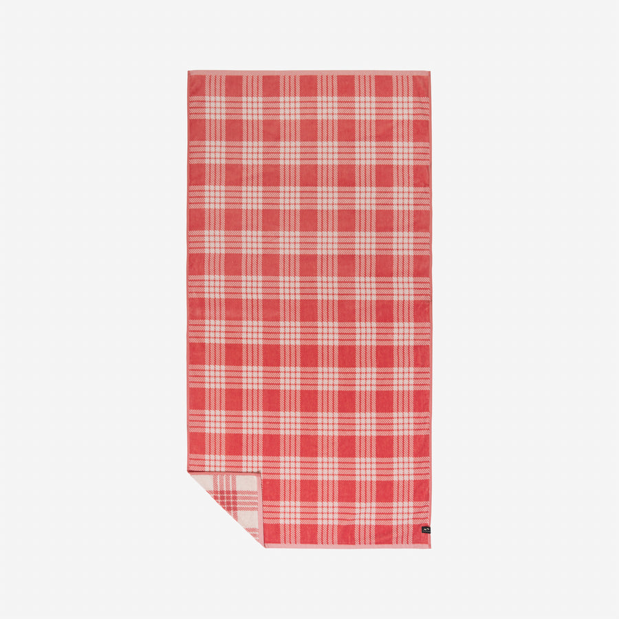 SLOWTIDE Palaka Premium Woven Towel - GUAVA - Sun Diego Boardshop