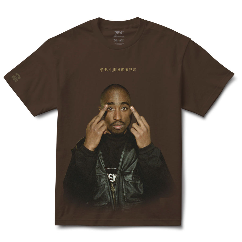 PRIMITIVE ICON HEAVYWEIGHT TEE - BROWN - Sun Diego Boardshop