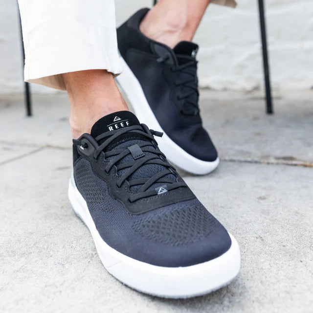 Reef Shoreline Del Mar Sneaker - Black/White - Sun Diego Boardshop