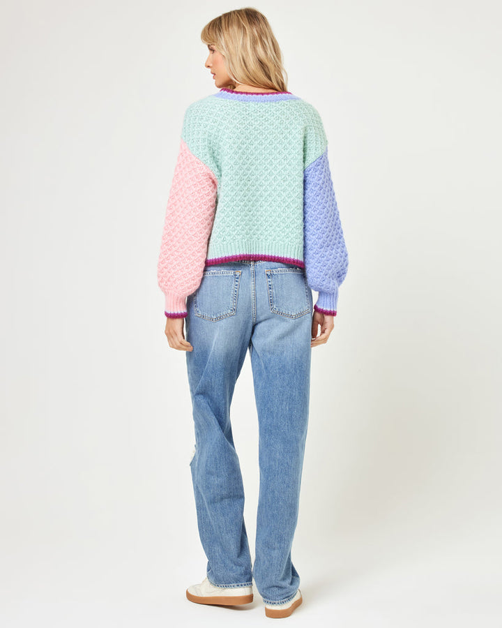 LSpace Pretty Please Sweater - COSTA DEL SOL COLORBLOCK - Sun Diego Boardshop