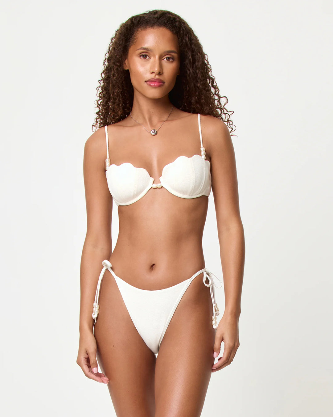 L Space Sunrise Shell Bikini Top - Cream - Sun Diego Boardshop