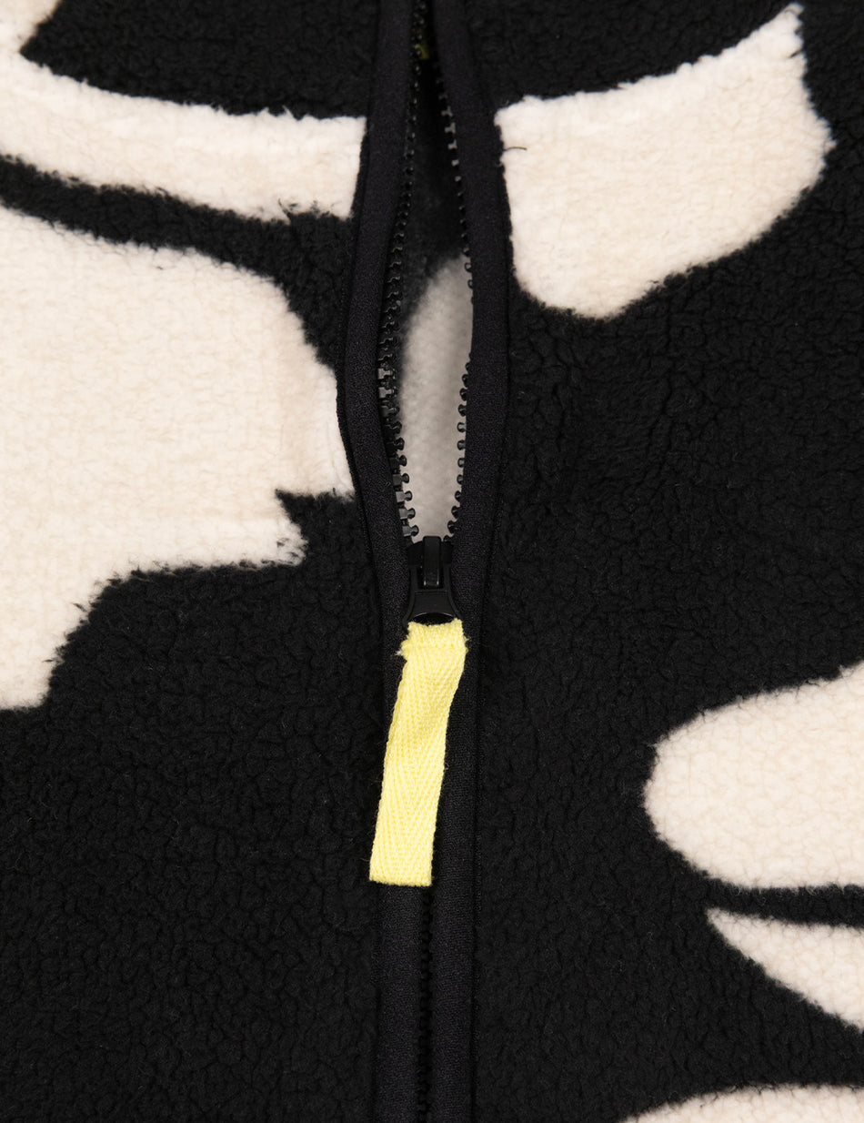 Duvin Hibiscus Full Zip Sherpa - Black - Sun Diego Boardshop