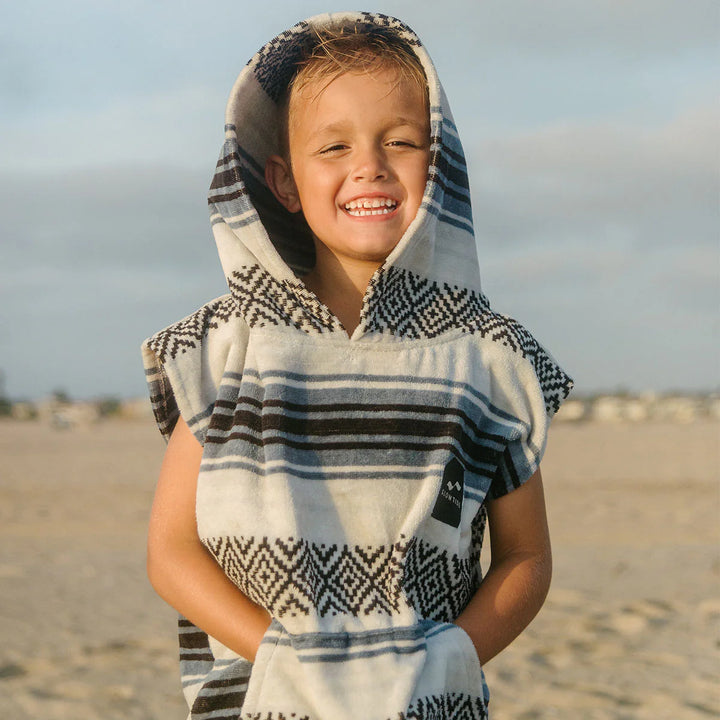 Slowtide Oso Kids Poncho - White