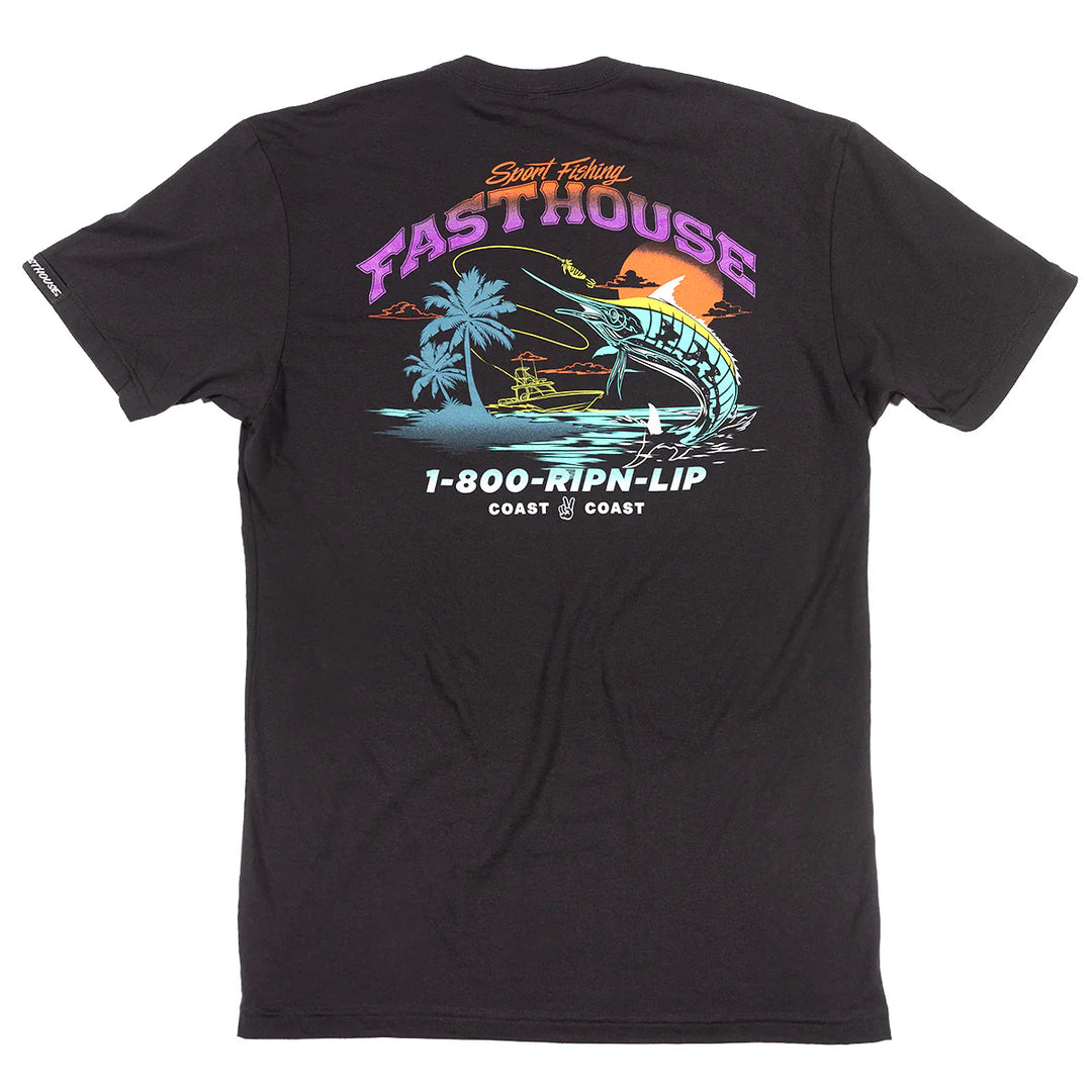 FASTHOUSE Panama Tee - BLACK - Sun Diego Boardshop