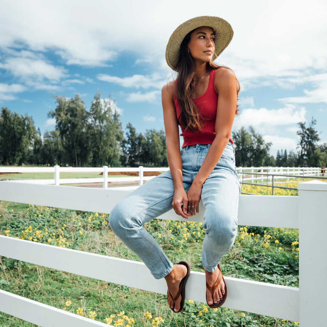 Olukai Women's Paniolo - Natural/ Natural