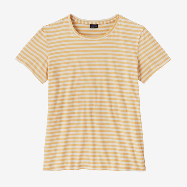 Patagonia Women's Regenerative Organic Certified Cotton Tee - BEESWAX - Sun Diego Boardshop