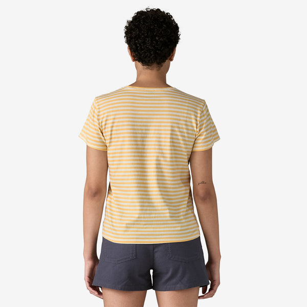 Patagonia Women's Regenerative Organic Certified Cotton Tee - BEESWAX - Sun Diego Boardshop