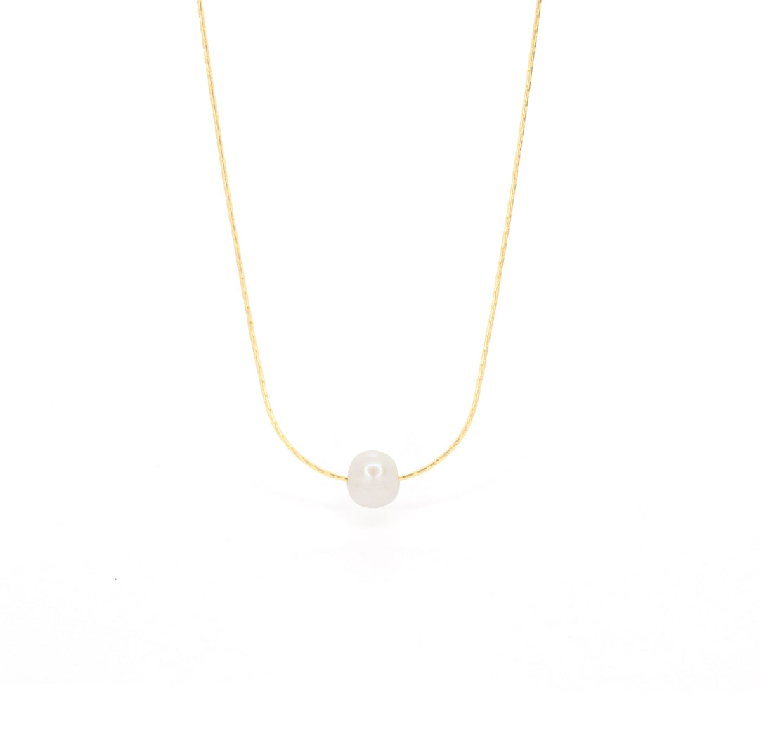 Salty Cali Freshwater Pearl Necklace - GOLD - Sun Diego Boardshop