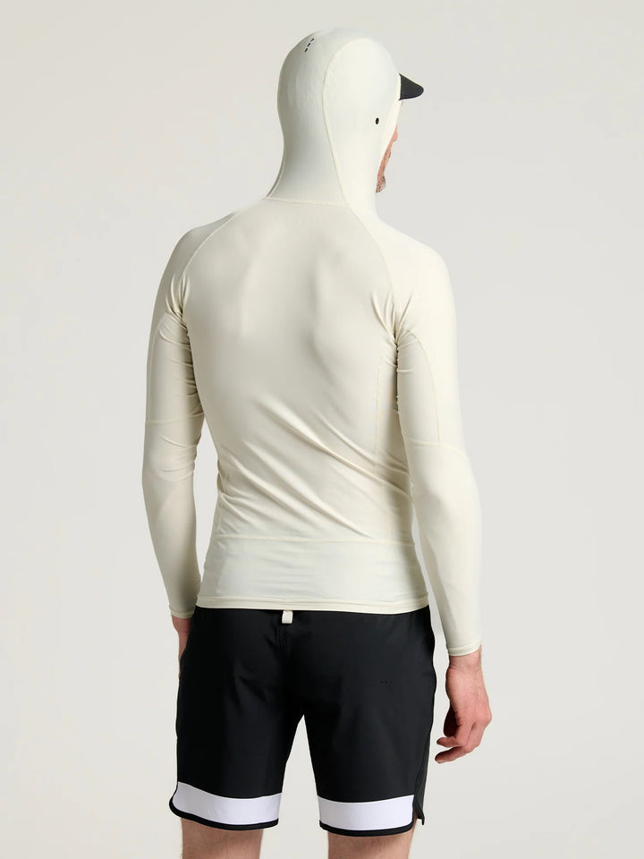 Free Fly Men's Pinnacle Hooded Rash Guard - Birch - Sun Diego Boardshop