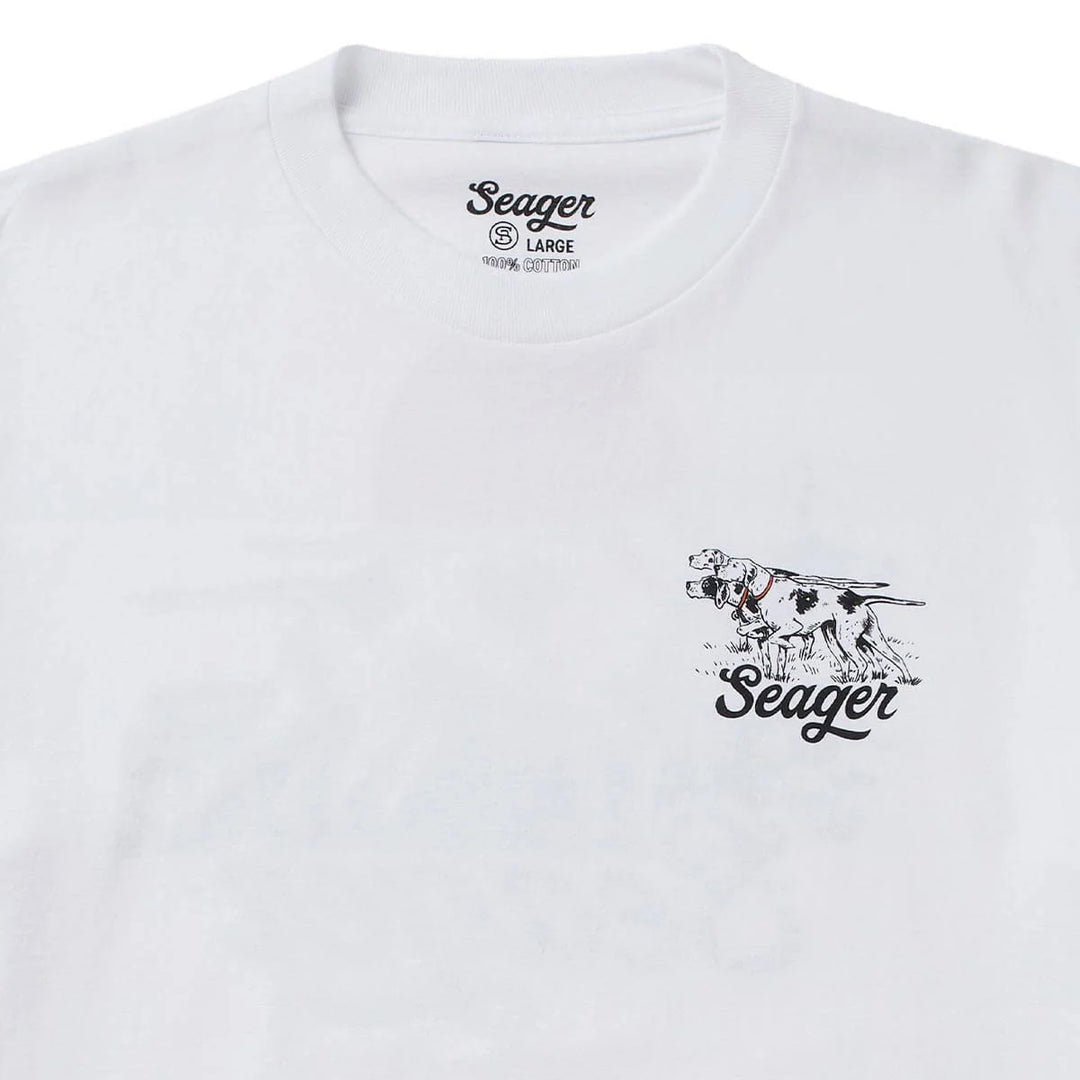 Seager Men's Pointer Tee - White - Sun Diego Boardshop
