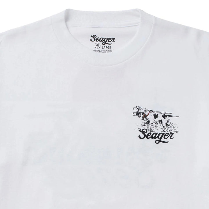 Seager Men's Pointer Tee - White - Sun Diego Boardshop