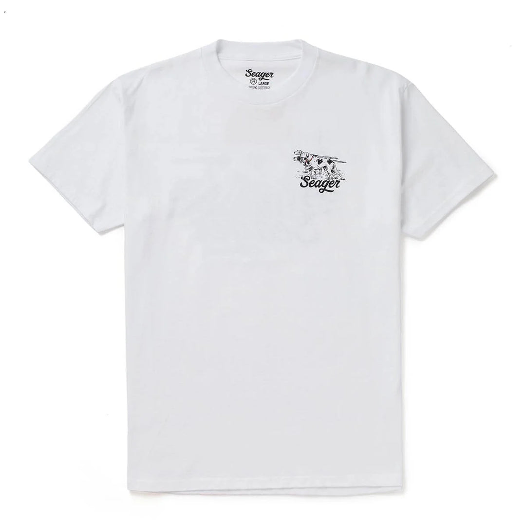 Seager Men's Pointer Tee - White - Sun Diego Boardshop