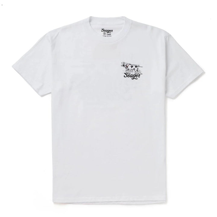 Seager Men's Pointer Tee - White - Sun Diego Boardshop