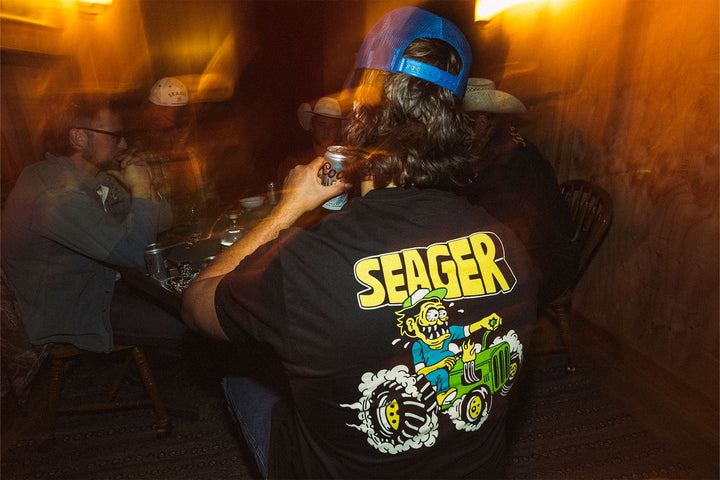 SEAGER SLOW & FURIOUS TEE - BLACK - Sun Diego Boardshop