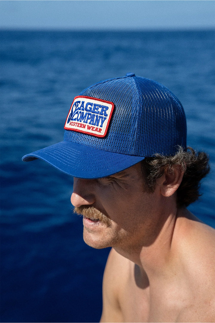 Seager Buckys All Mesh Snapback - Blue - Sun Diego Boardshop